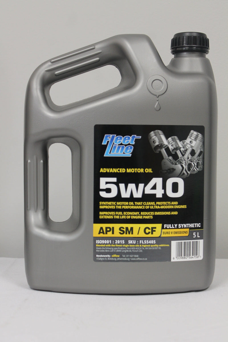 Fleetline 5W40 SN/CF FULLY SYNTHETIC Engine Oil Fleetline