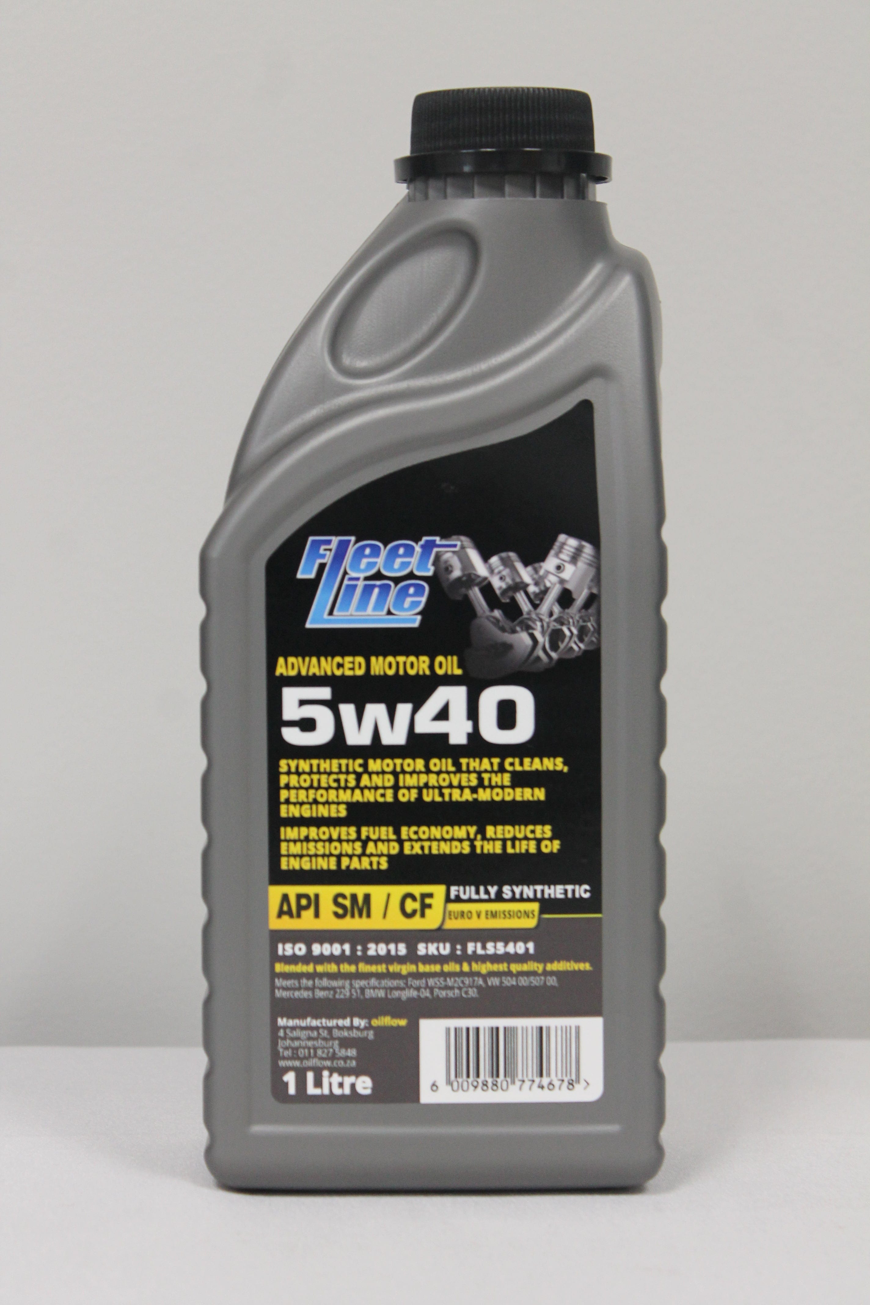Fleetline 5W40 SN/CF FULLY SYNTHETIC Engine Oil Fleetline