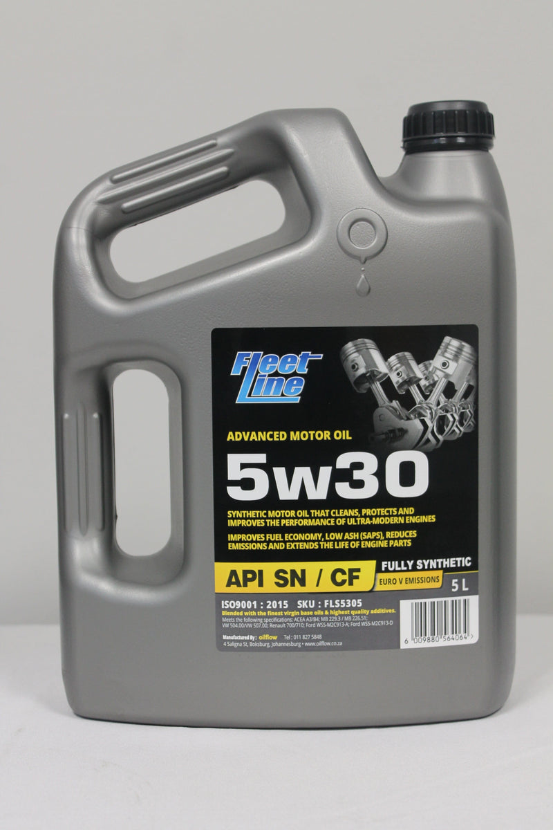Fleetline 5W30 SN/CF FULLY SYNTHETIC Engine Oil Fleetline