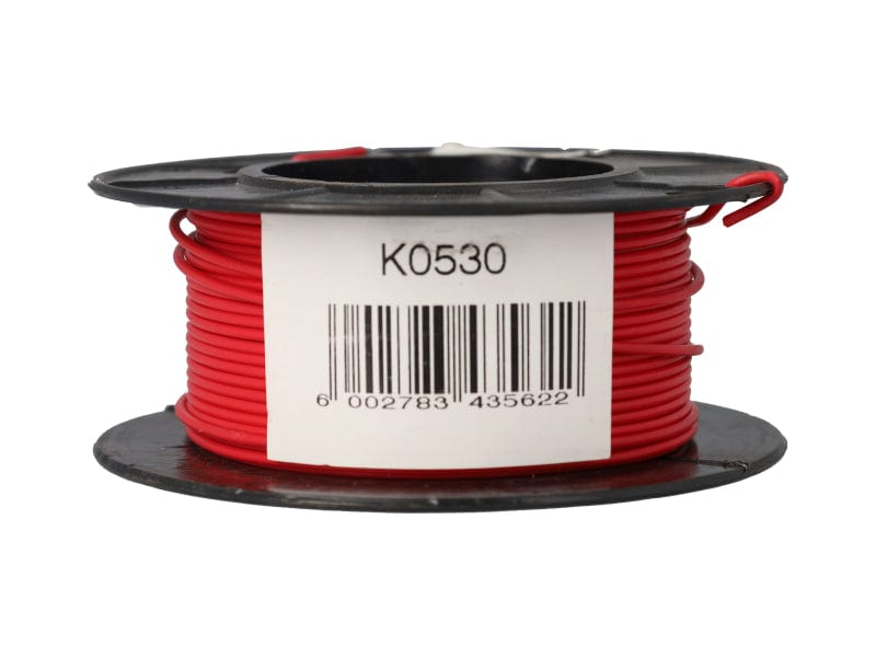 Elektriese Kabel 0.50mm Rooi (30M)