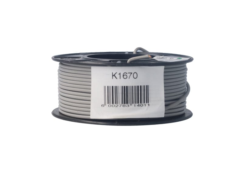 Electric Cable 1.50mm Grey (30M) FLEXICOR