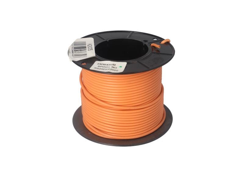 Cable 2.00Mm Orange 30M Roll Flexicor