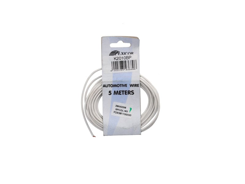 Electric Cable 2.00mm White (5M) FLEXICOR