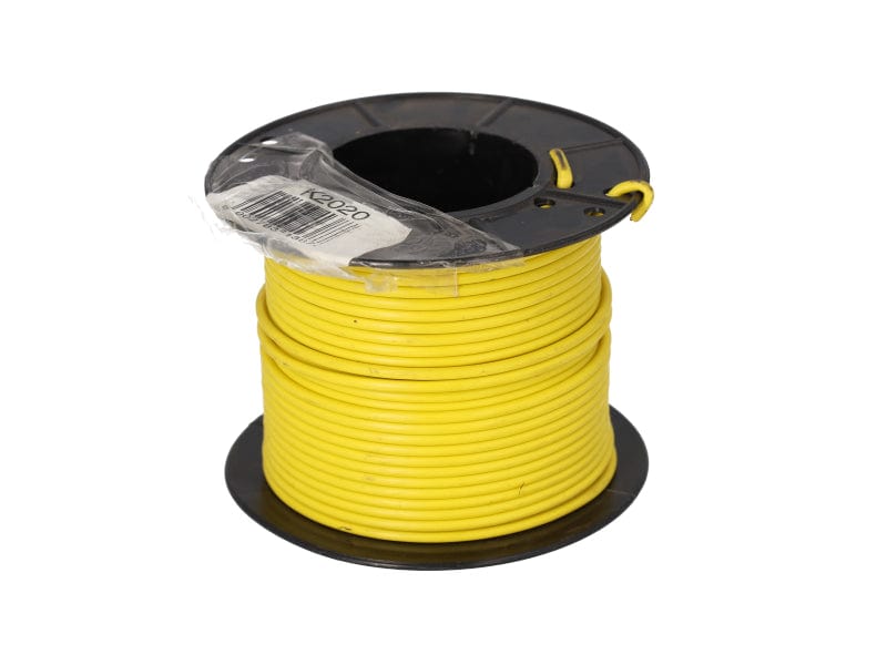 Electric Cable 2.00mm Yellow (30M) FLEXICOR