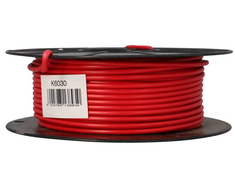 Elektriese Kabel 6.00mm Rooi (30M)