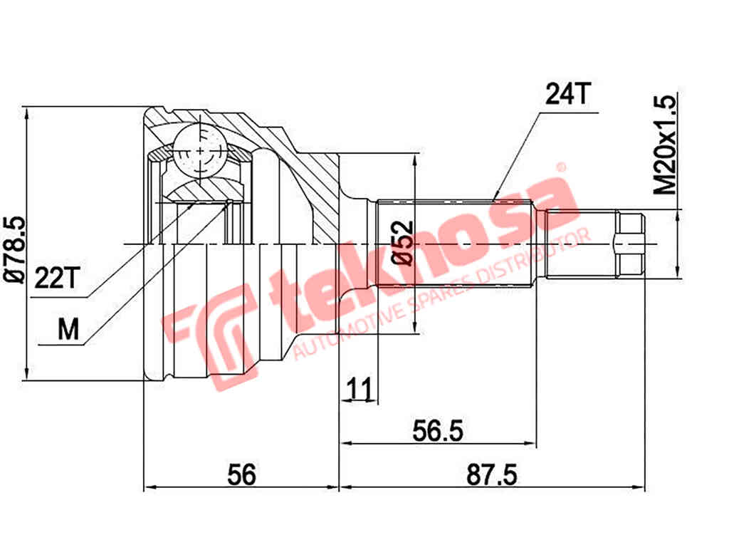 Outer Cv Joint Mazda 323,Midge 852004 Ford Laser 8699,Meteor 8393