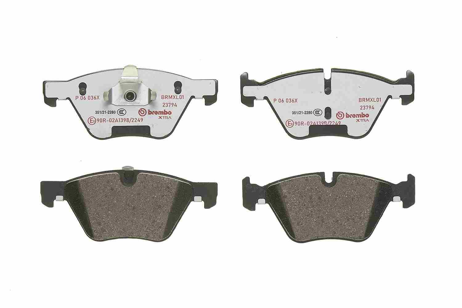 Brembo Brake Pads Front Bmw 3 E90/X1 E84/ ( Set Lh&Rh) (P06036X) BREMBO