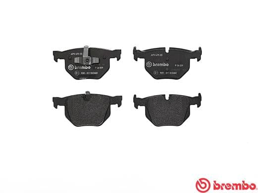 Brembo Remblokkies Agter BMW 3 Reeks (Stel L&R) (P06039)