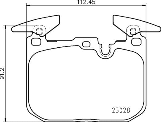 I-Brembo Brake Pads Front Bmw/Mini ( Set Lh&Rh) (P06098)