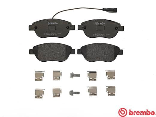 Brembo Brake Pads Front Fiat Stilo ( Set Lh&Rh) (P23087) BREMBO