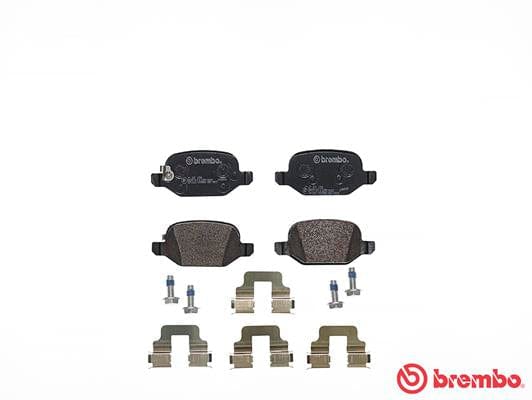 I-Brembo Brake Pads Rear Fiat 500L ( Set Lh&Rh) (P23150)