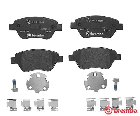 I-Brembo Brake Pads Front Fiat Doblo ( Set Lh&Rh) (P23169)
