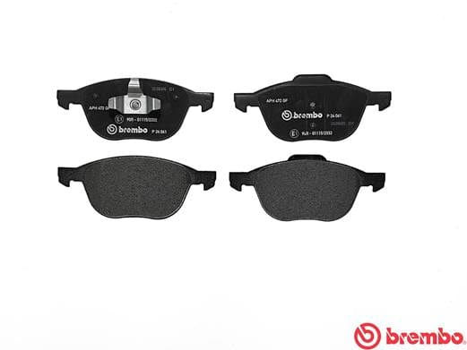 Brembo Brake Pads Front Ford Focus/Volvo ( Set Lh&Rh) (P24061)