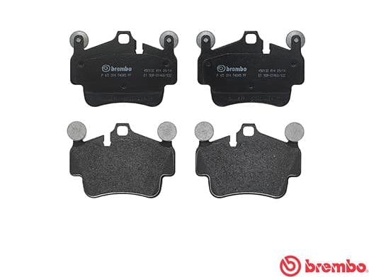 Brembo Remblokkies Voor / Agter Porsche 911 (997) (Stel L&R) (P65014)