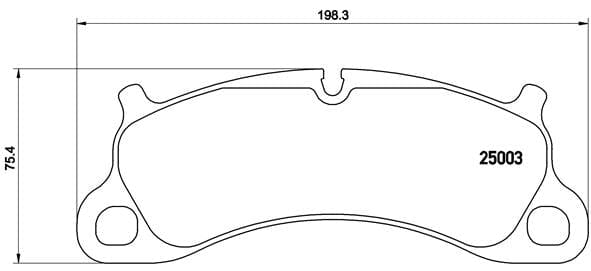 Brembo Brake Pads Front Porsche 911 ( Set Lh&Rh) (P65025)