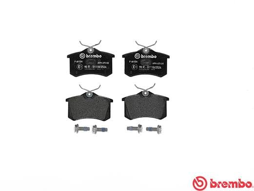 Brembo Brake Pads Rear Renault Megan Scenic ( Set Lh&Rh) (P68024) BREMBO
