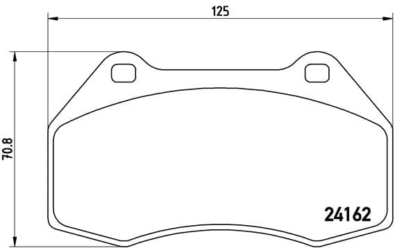 I-Brembo Brake Pads Front Renault Megan ( Set Lh&Rh) (P68036)