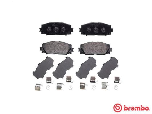 Brembo Remblokkies Voor Toyota Yaris (Stel L&R) (P83141)