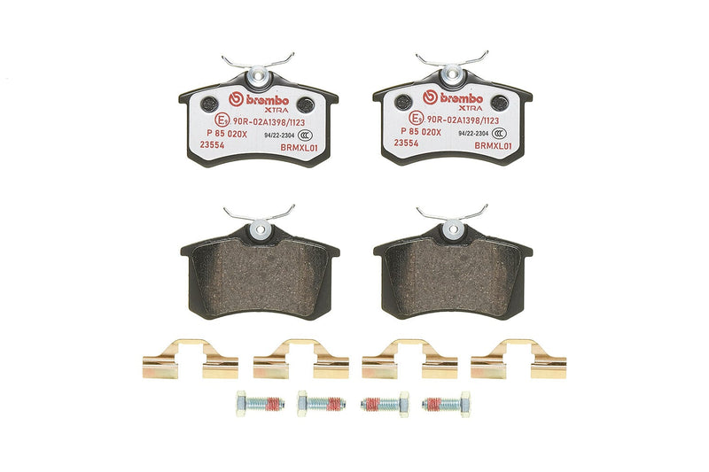 I-Brembo Brake Pads Fr / Rr Audi A1/A2/A3/A4/ ( Set Lh&Rh) (P85020X)