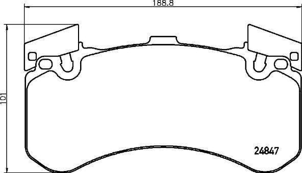 Brembo Brake Pads Front (P85136) P85136 -Modern Auto Parts