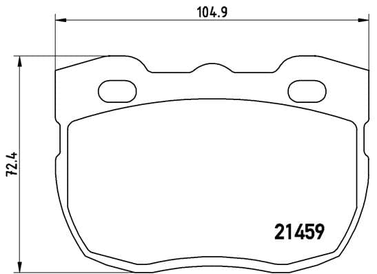 Brembo Brake Pads Front Land Rover Defender ( Set Lh&Rh) (P99001)