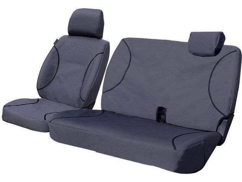 Car Seat Cover Custom Dna 6 Piece Grey Toyota Hilux Single Cab Seat Cover Set