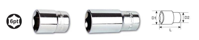 1/2 Dr. X 19Mm 6Pt Socket AMPRO T335419 - Modern Auto Parts