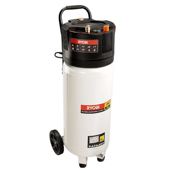 I-Ryobi Compressor 50L 2Hp Vertical Mount Oil-Less