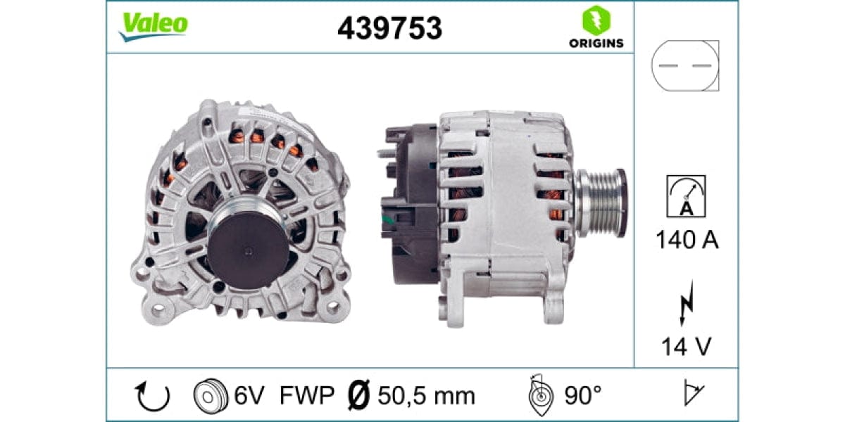 Alternator Vw Amarok,Crafter Cdba,Cdca,Ckub 2011-> 12V