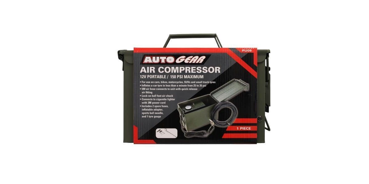 Autogear 150Psi Air Compressor With Metal Box - Modern Auto Parts