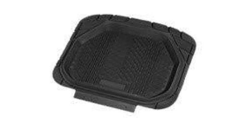 Autogear 2 Piece Rubber Mat Set (Rear) - Grey Car Mats