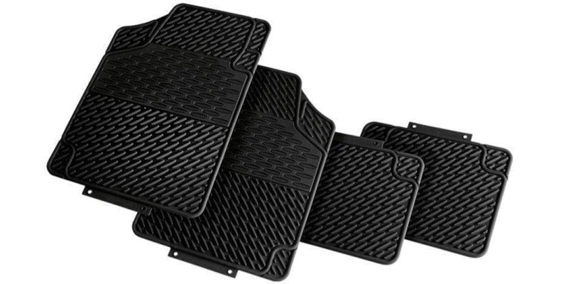 Autogear 4 Piece Pvc Mat Set - Black - Modern Auto Parts