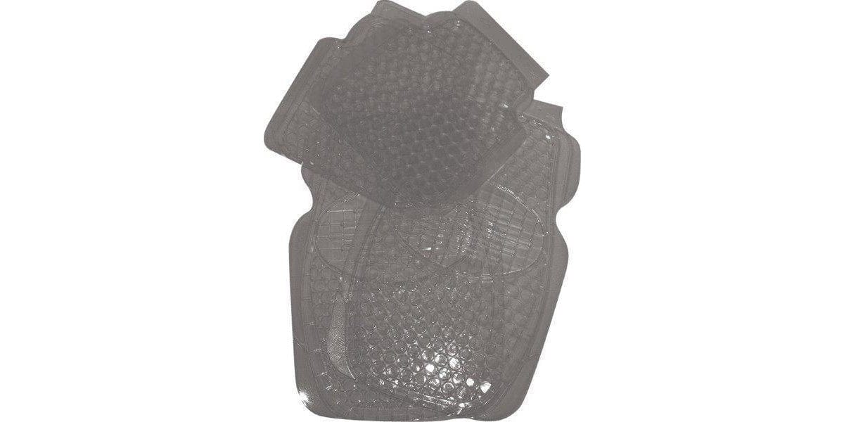Autogear 4 Piece Transparent Mat Set - Grey - Modern Auto Parts