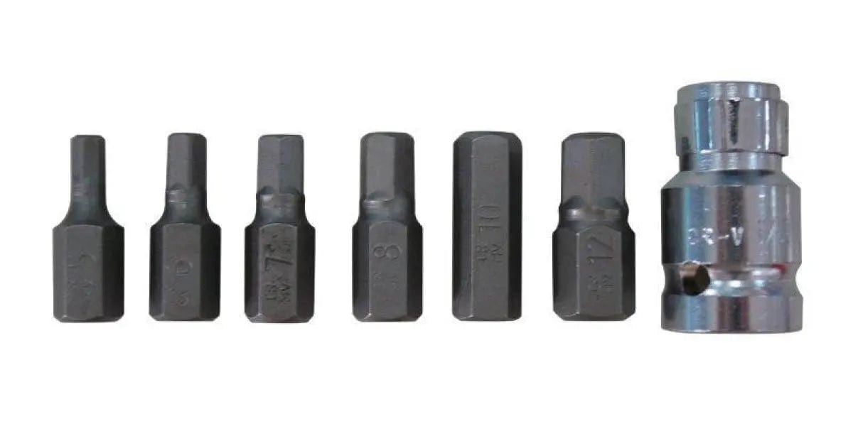 Autogear 7 Piece Hex Bit Set Socket