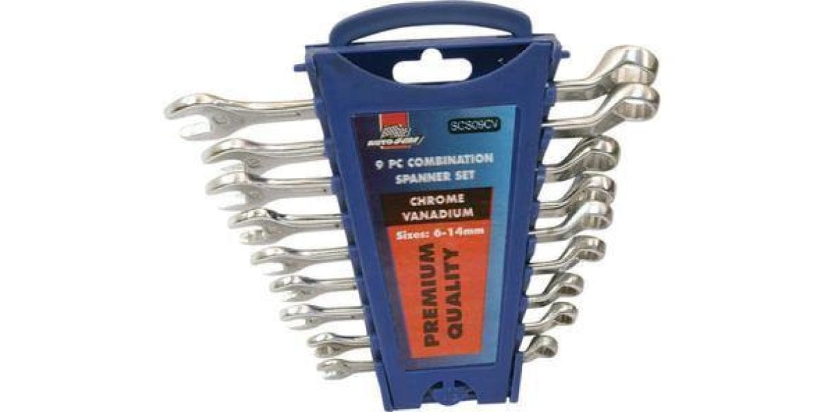 Autogear 9Pc Combination Spanner Set Offset - Modern Auto Parts