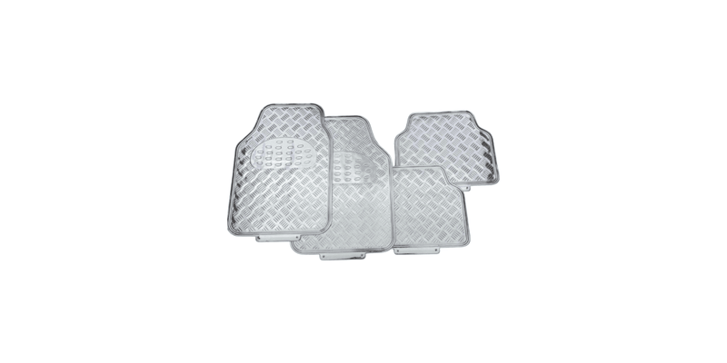 Autogear Aluminium Chrome Mat Set Front And Rear 4 Piece - Modern Auto Parts