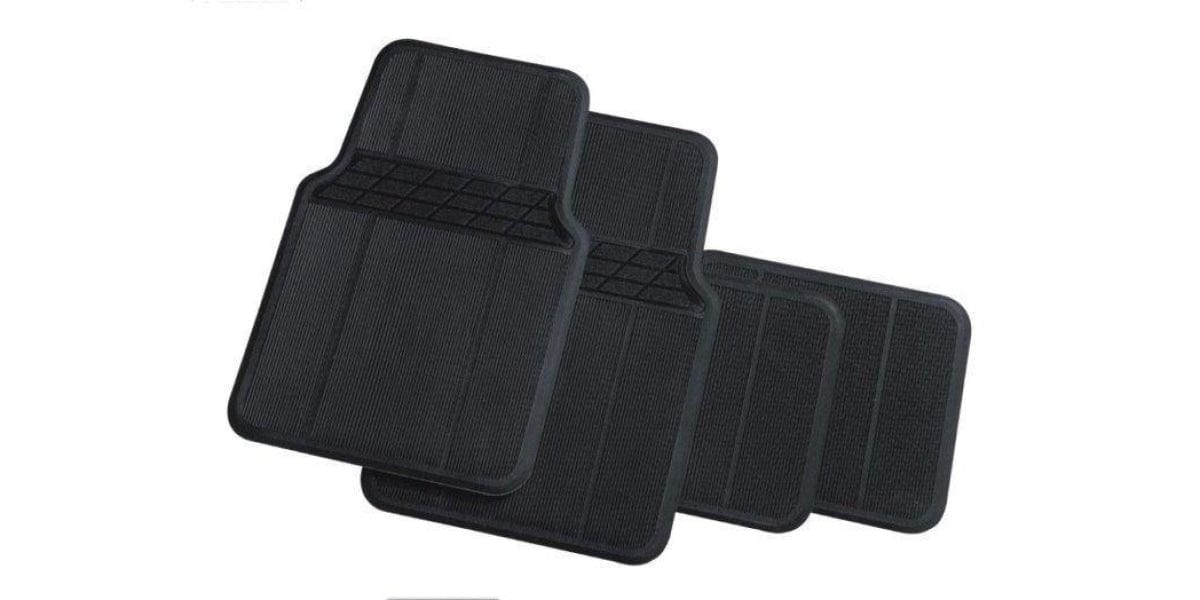 Autogear Black Pvc Mat Set Front And Rear 4 Piece - Modern Auto Parts