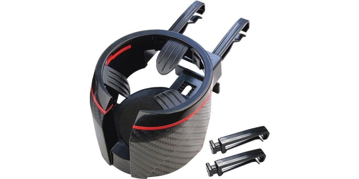 Autogear Drink Holder - Red / Carbon - Modern Auto Parts