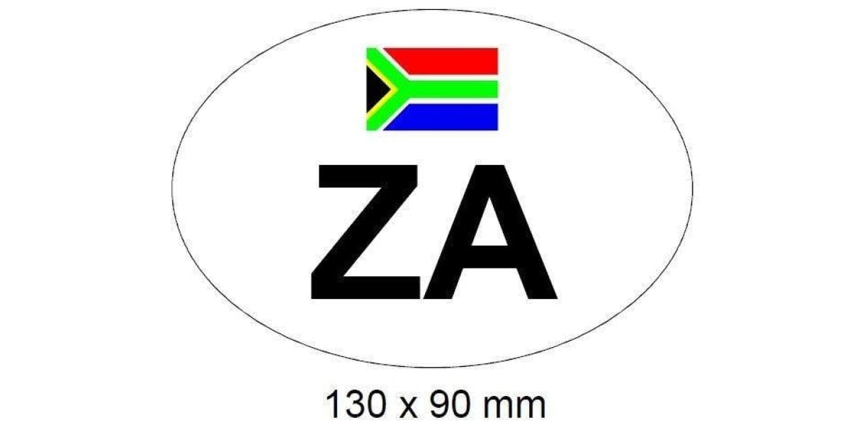 Autogear International Za Oval Plastic Badge - 127X90Mm - Modern Auto Parts