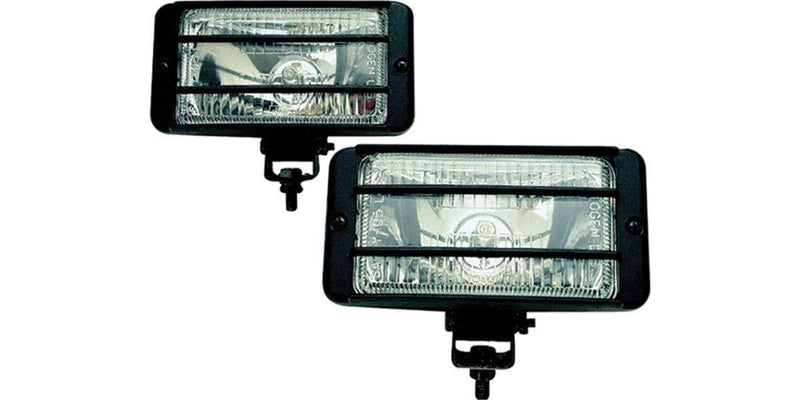 Autogear Rectangular Spot Lights - Clear - Modern Auto Parts