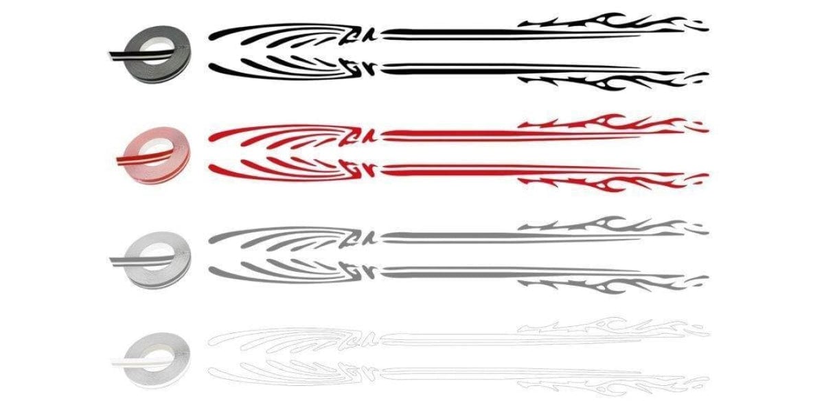 Autogear Twinstripe Pinstripe Decal - Modern Auto Parts
