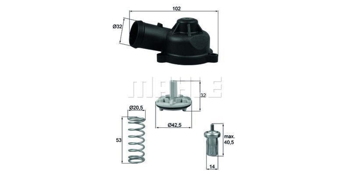 Behr-Mahle Thermostat 83 Deg (Ti24483D) - Modern Auto Parts