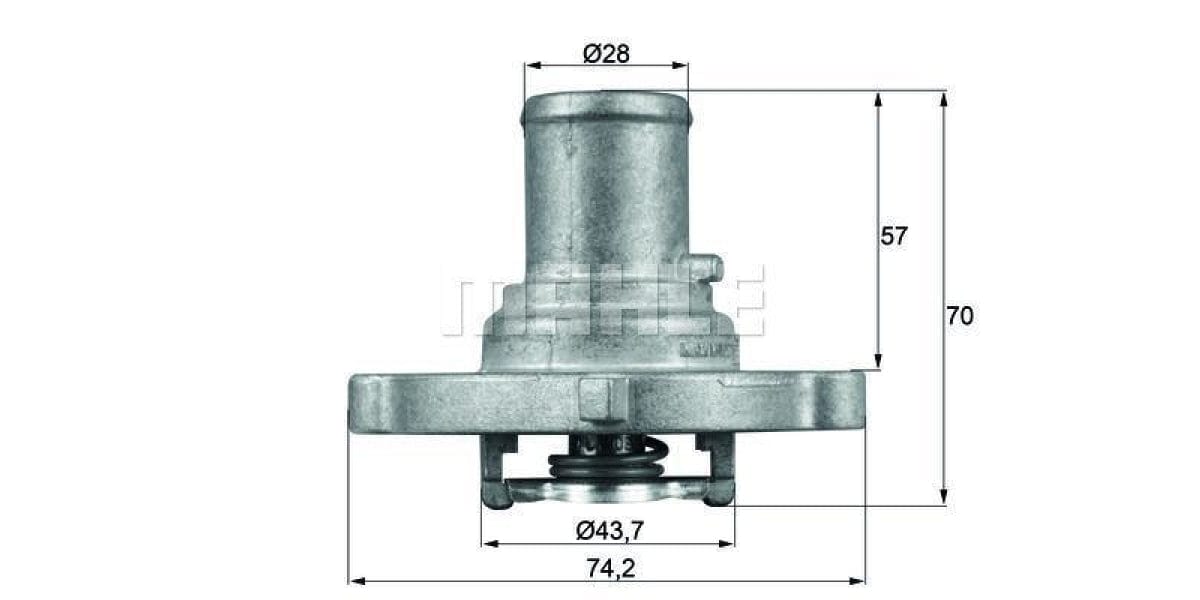 Behr-Mahle Thermostat Fiat Palio 87 °C (Ti12287D) - Modern Auto Parts