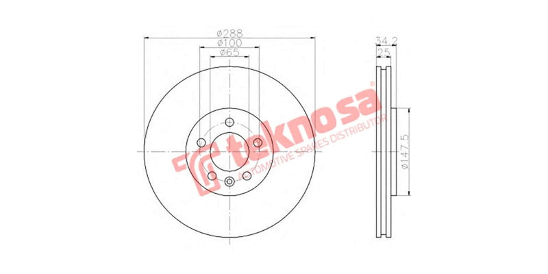 Brake Disc Audi A3 1.8/1.9 9Tdi (Fv)