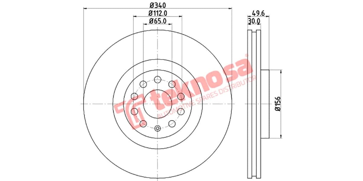 Brake Disc Audi A3/Tt Golf 7/Passat/Cc (Fv)