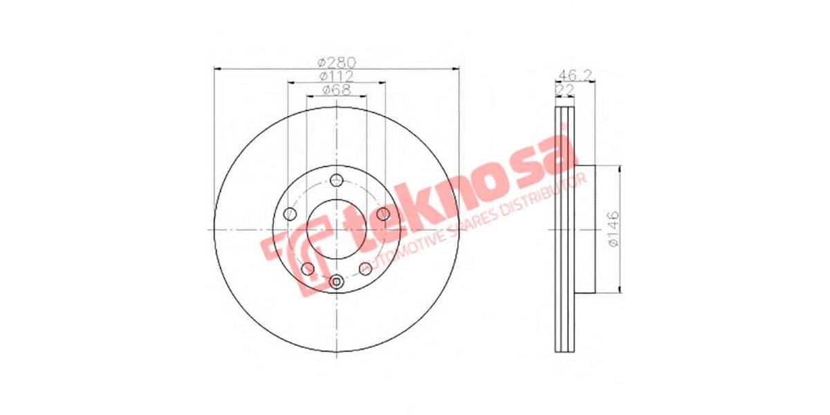 Brake Disc Audi A4/A8/ Vw Passat (Fv)