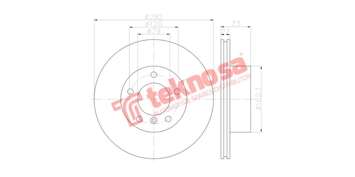 Brake Disc Bmw 1 Series 118/120/E90 05- (Fv)