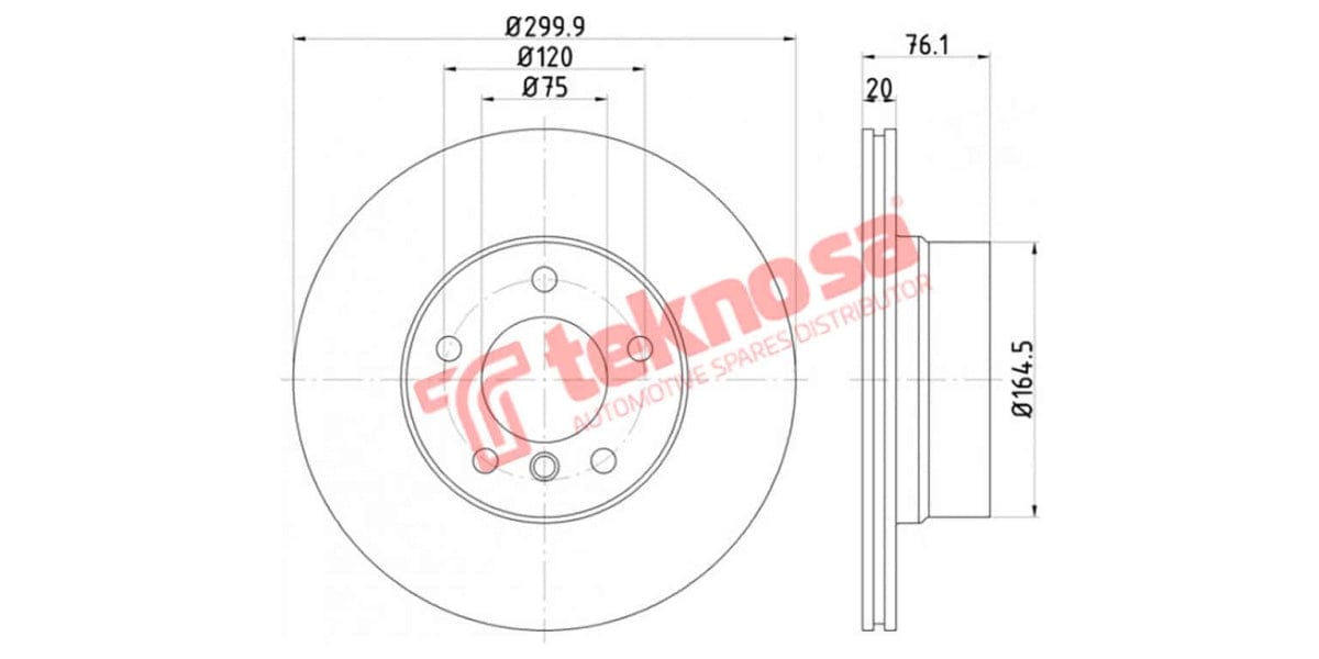 Brake Disc Bmw 1 Series (Rv)