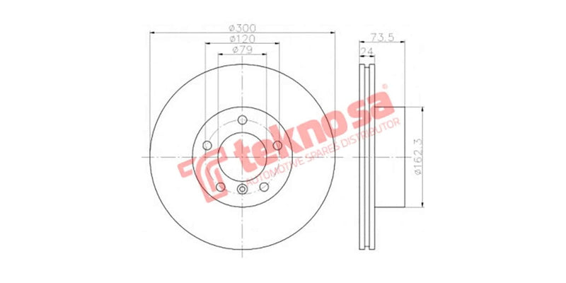 Brake Disc Bmw 1 Series/3 Series Z4 (Fv)