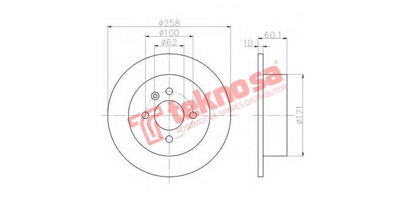 Brake Disc Bmw 3 Series (E30) 82-92 (Rs)